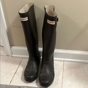 Hunter Classic grey/brown Waterproof Boots